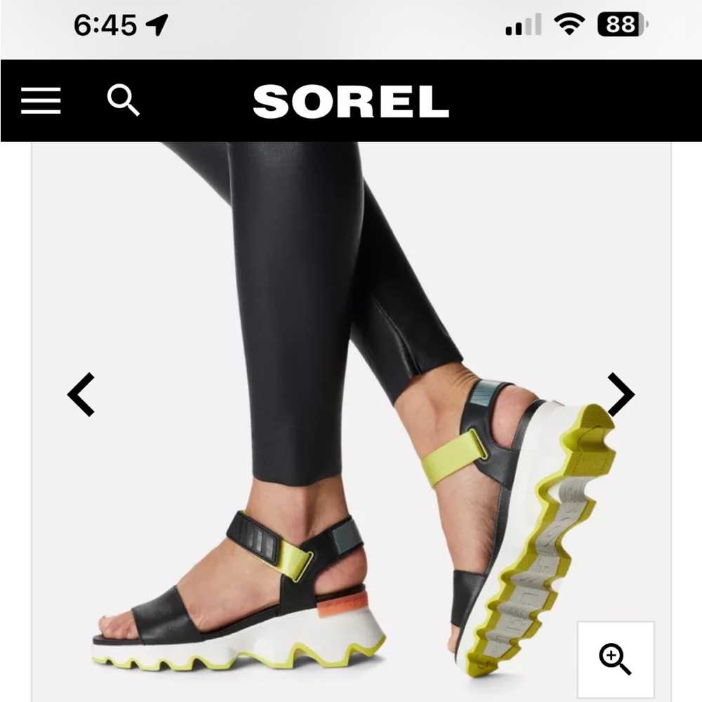 Sorel Kinetic Sandal size 7.5m